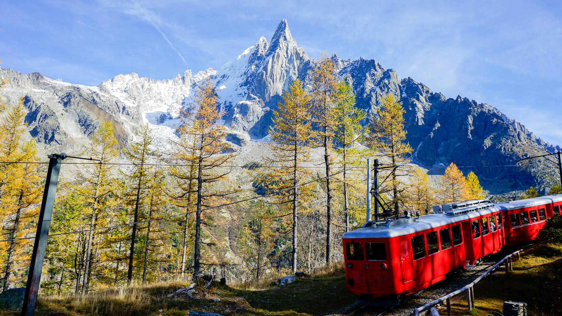 Herbst im Chamonix-Tal : Chamonix Mont Blanc