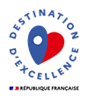 Logo des Gütesiegels Destination Excellence